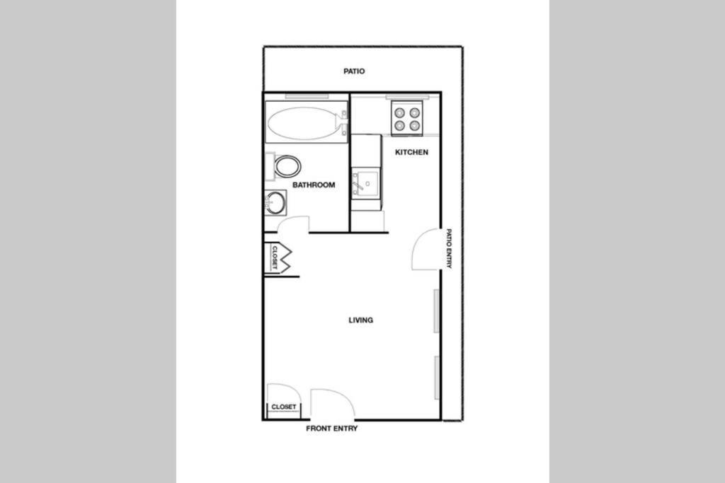 Rittenhouse Studio Apartment With Patio By Act Philadelphia Kültér fotó